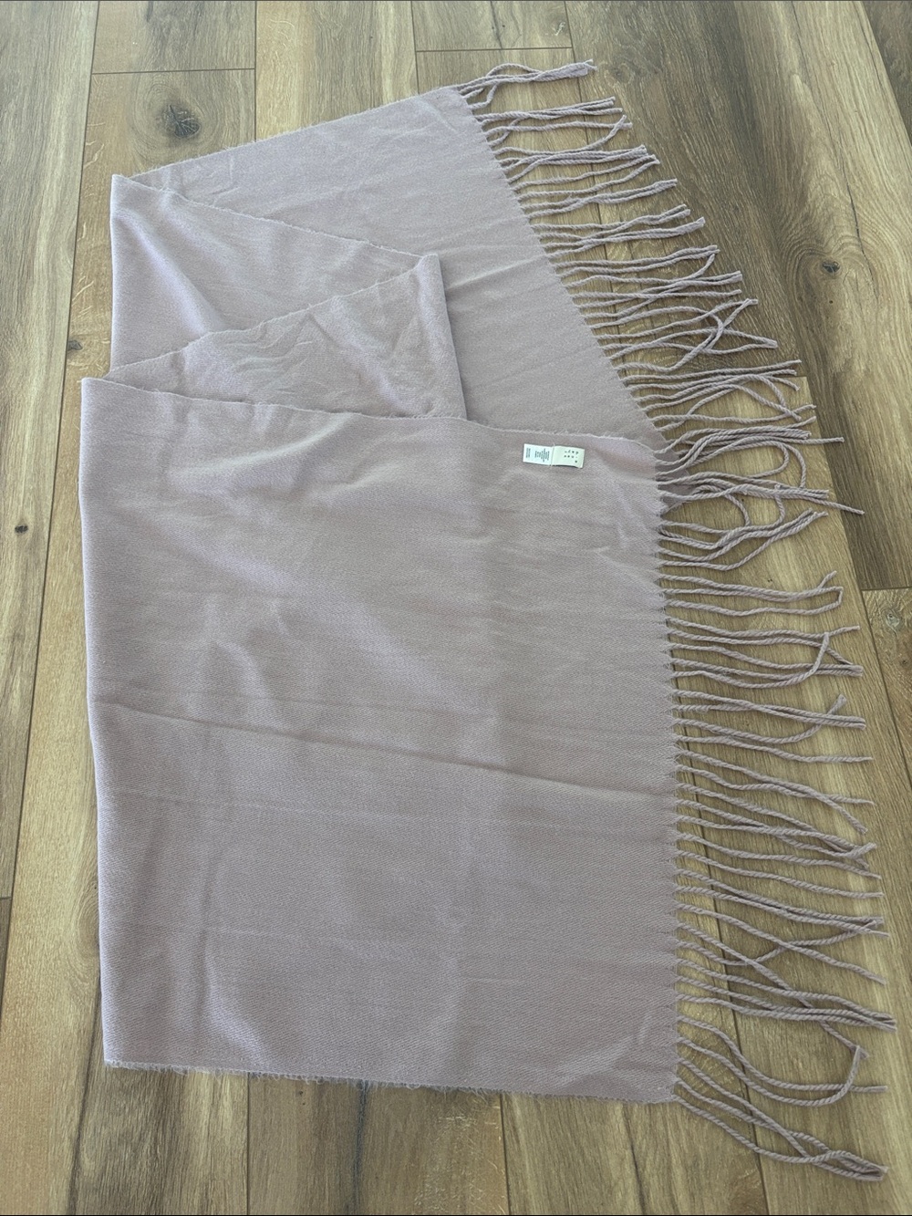 a new day Dusty Mauve Knit Scarf with Brand Tag